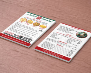 Flyer frente e verso